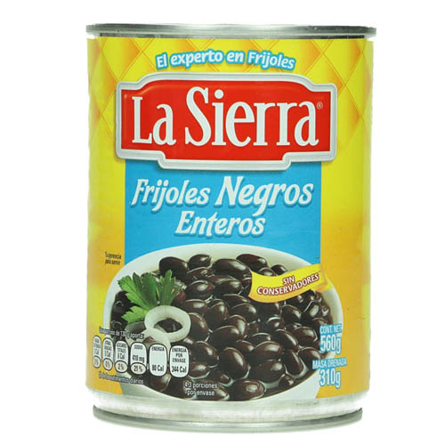 La Sierra Frijoles Negros Enteros 560g