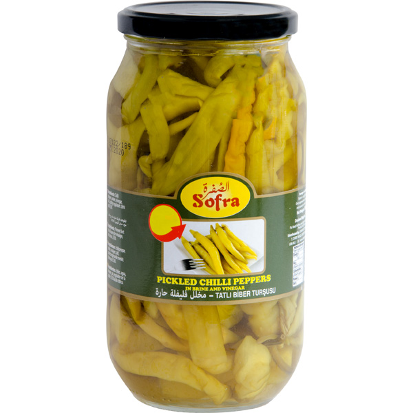 Sofra Pickled Chilli Peppers 880g
