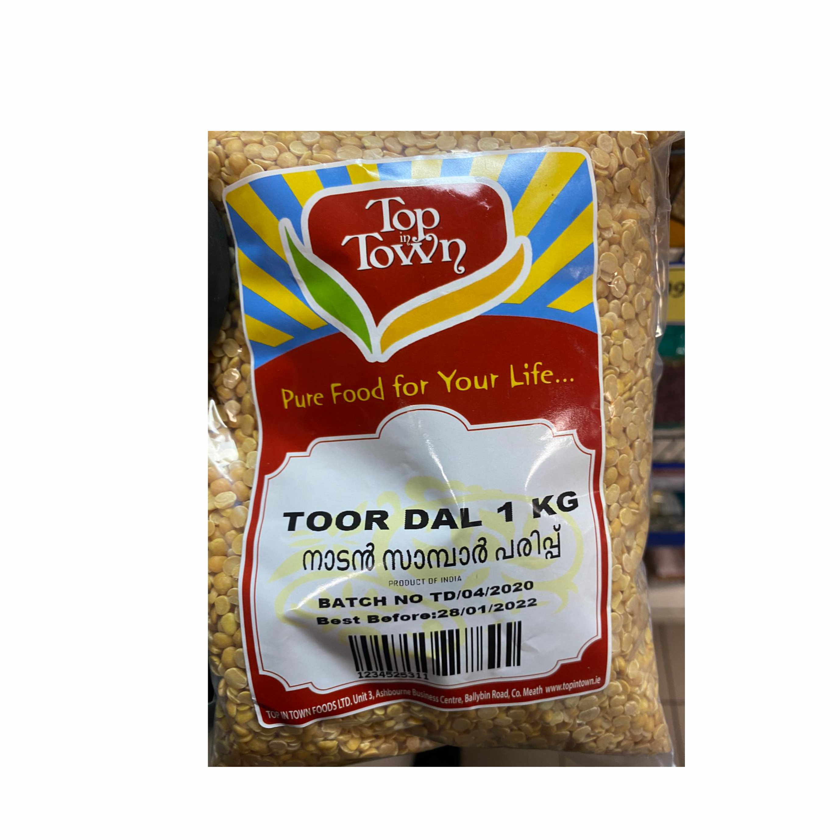 Top in Town Toor Dal 1kg