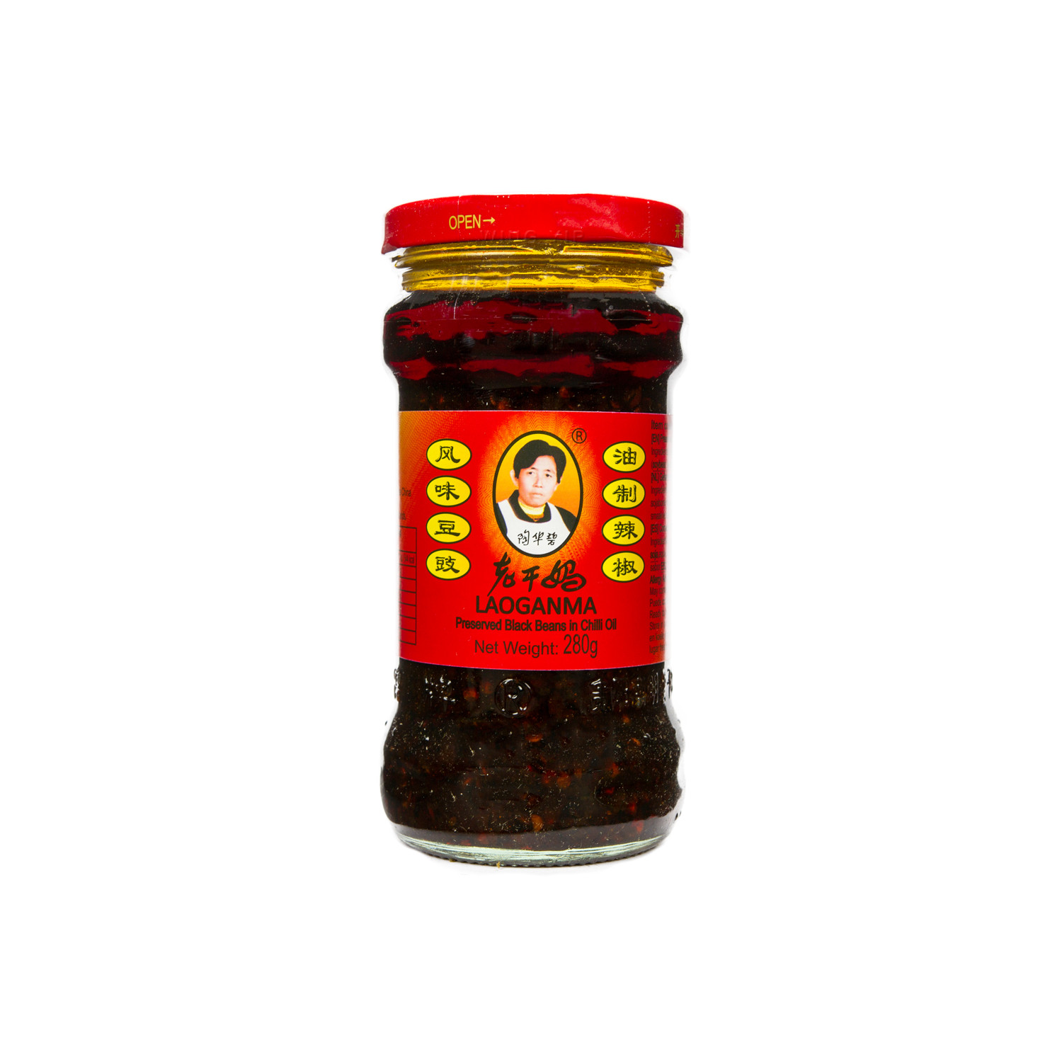 Laoganma Preserved Black Beans in Chill Oil 280g