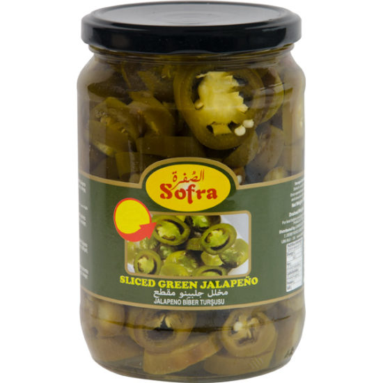 Sofra Sliced Green Jalapeno 690g