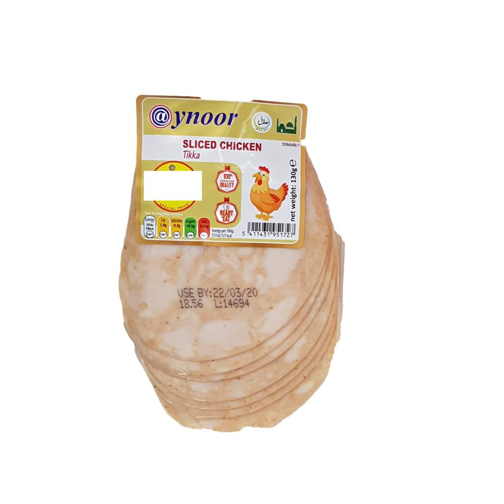 Aynoor Sliced Chicken Tikka 150g