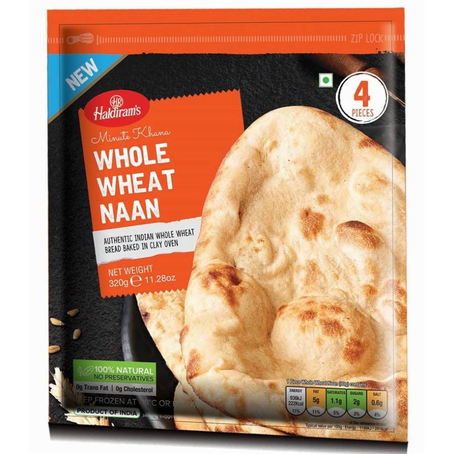 Haldiram Whole Wheat Naan 320g