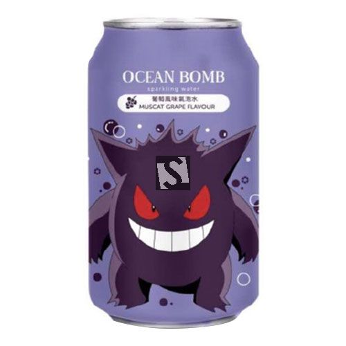 Ocean Bomb Sparkling Water White Grape 330ml