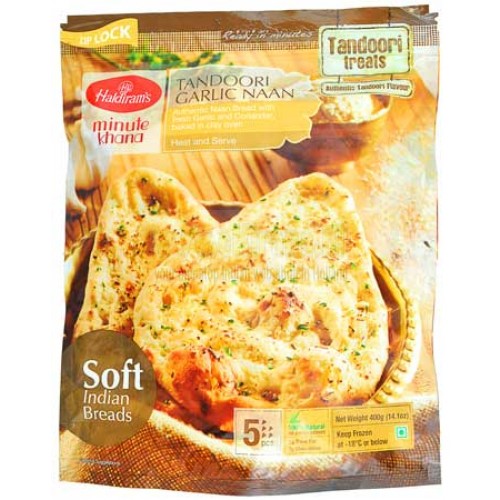 Haldiram Tandoori Garlic Naan 400g (5Pcs)