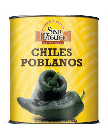 San Miguel poblano pepper 780g