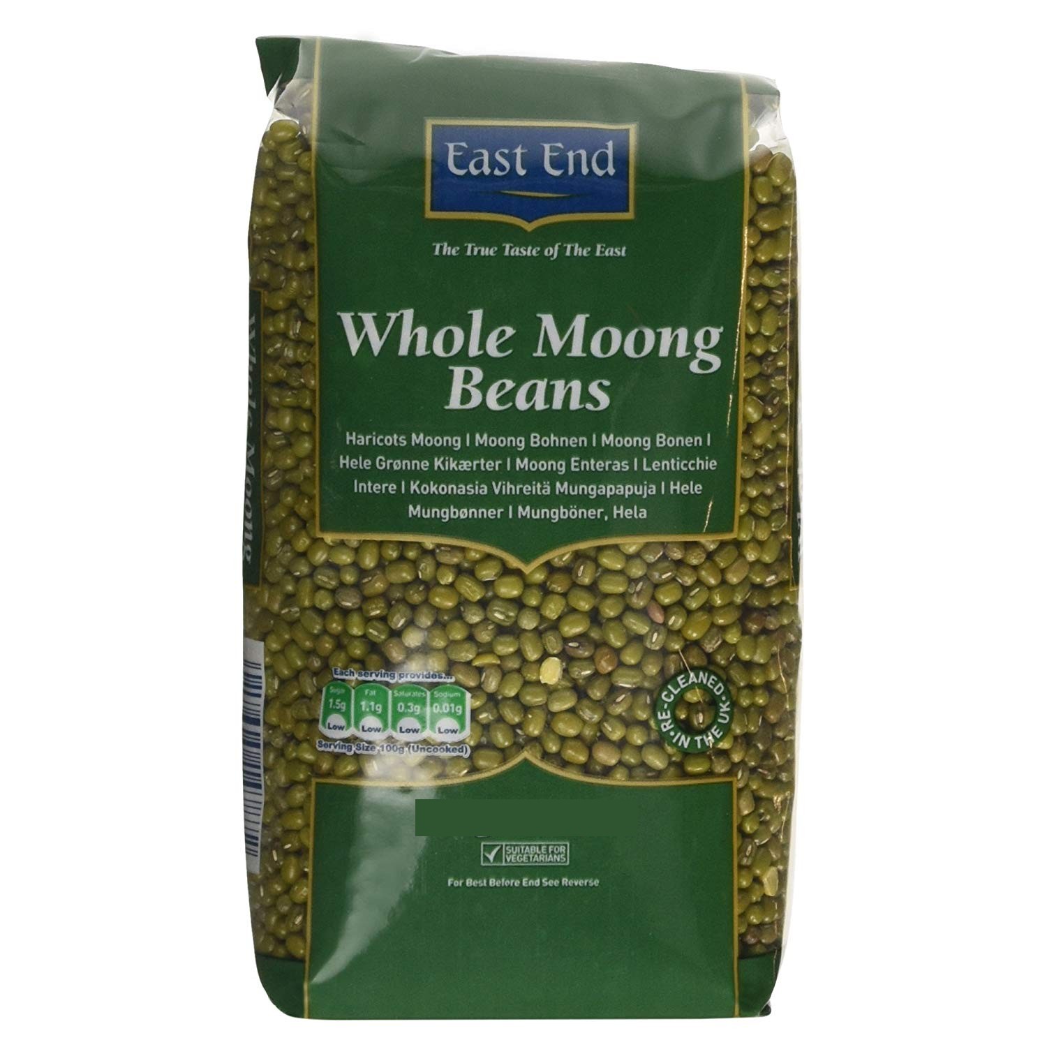 East End Moong Whole Beans 1kg