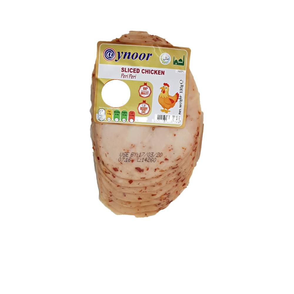 Aynoor Sliced Chicken Peri Peri 150g