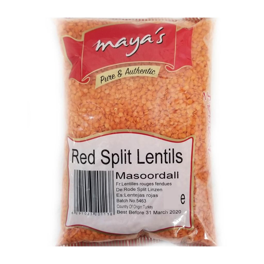 Top in Town Red Split Lentils 1kg