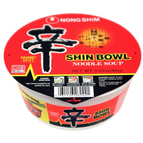 Nongshim Shon Bowl Noodle Soup 86g
