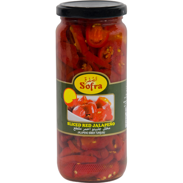 Sofra Sliced Red Jalapeno 480g