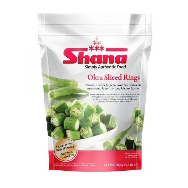Shana Okra Sliced Rings 900g