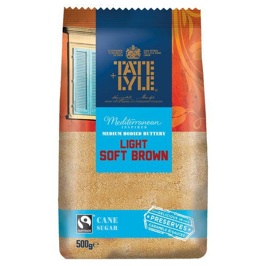 Tate Lyle Light Soft Brown Cane Sugar 500g