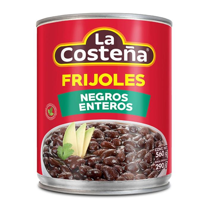 La Costena Frijoles  Negros Enteros 560g