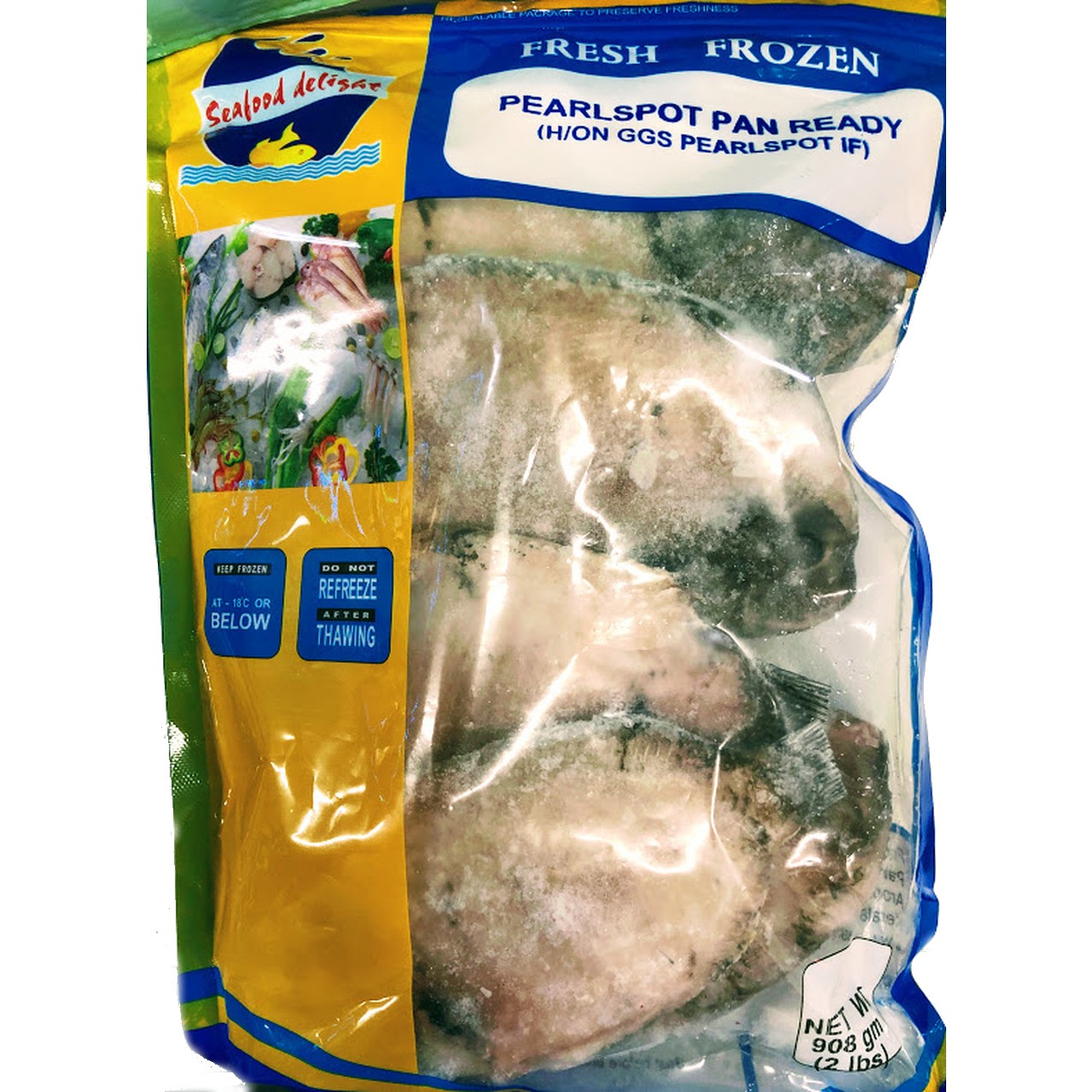 Seafood Delight Pearlspot Pan Ready 600g