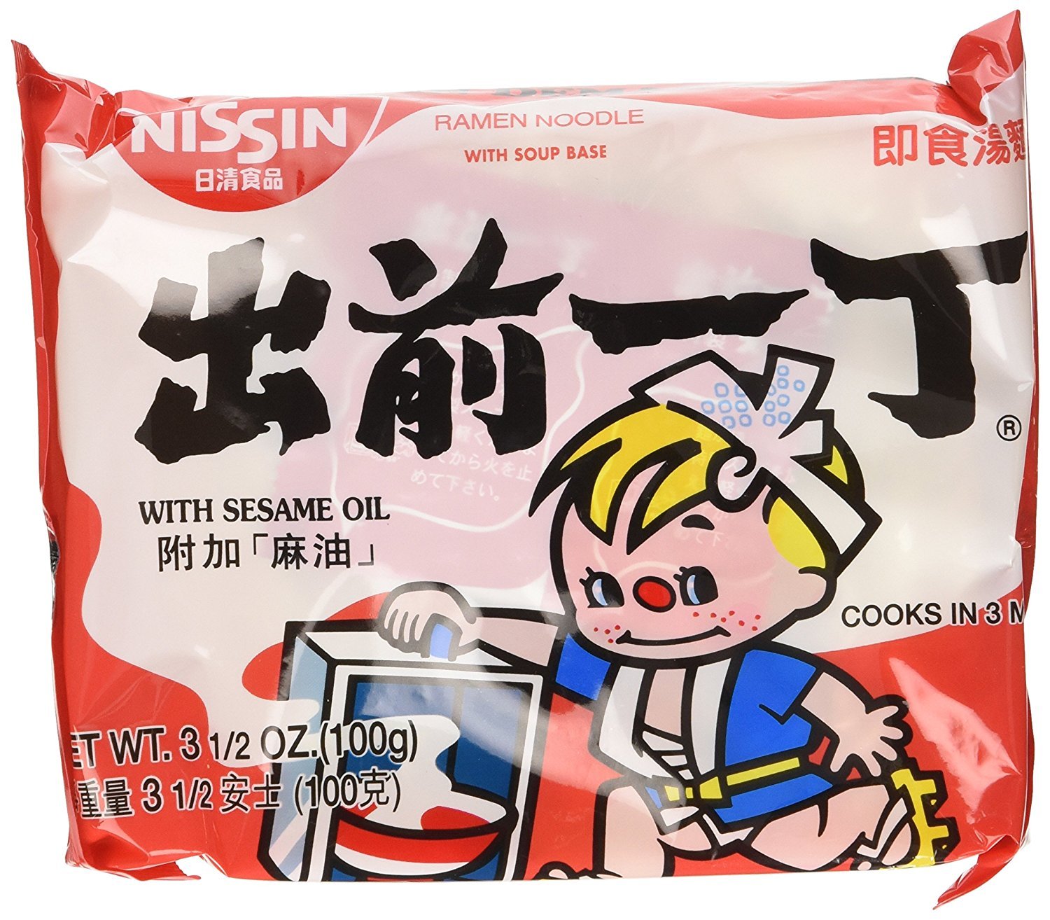 Nissin Sesame Oil Flavour Noodle 100g