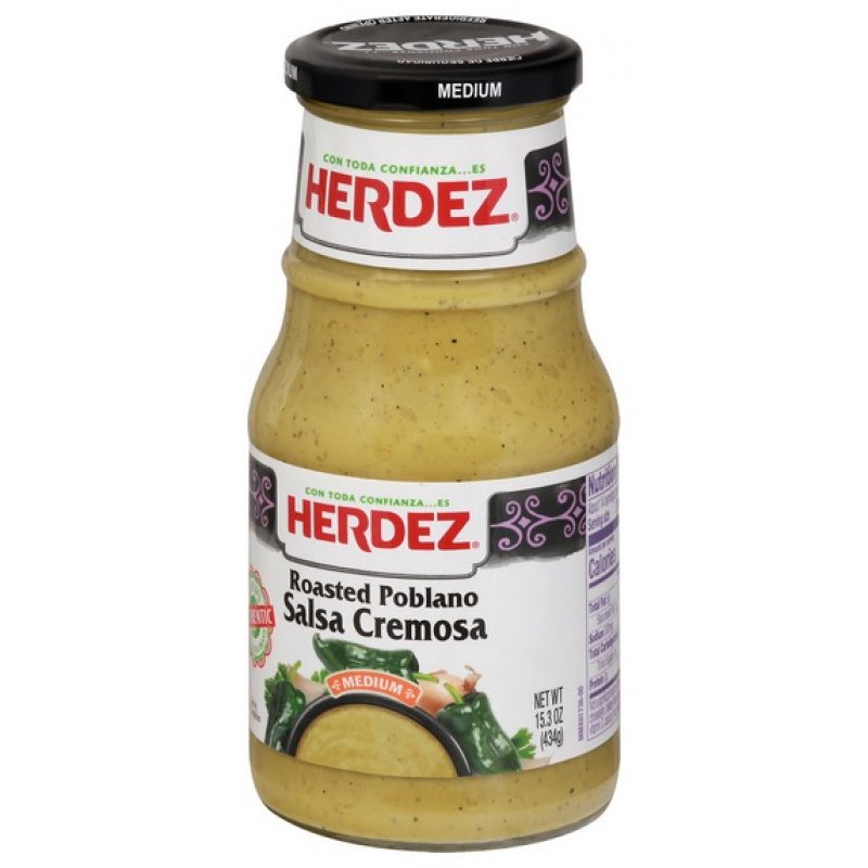 Herdez Roasted Poblano Cremosa 434g