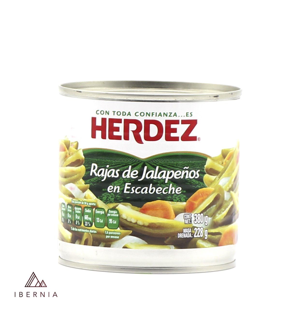 Herdez Jalapeño Rajas 380g