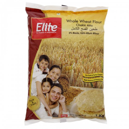 Elite Whole Wheat Chakki Atta 1kg