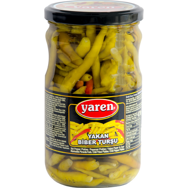 Yaren Yakan Biber Tursu Extra Hot 620g