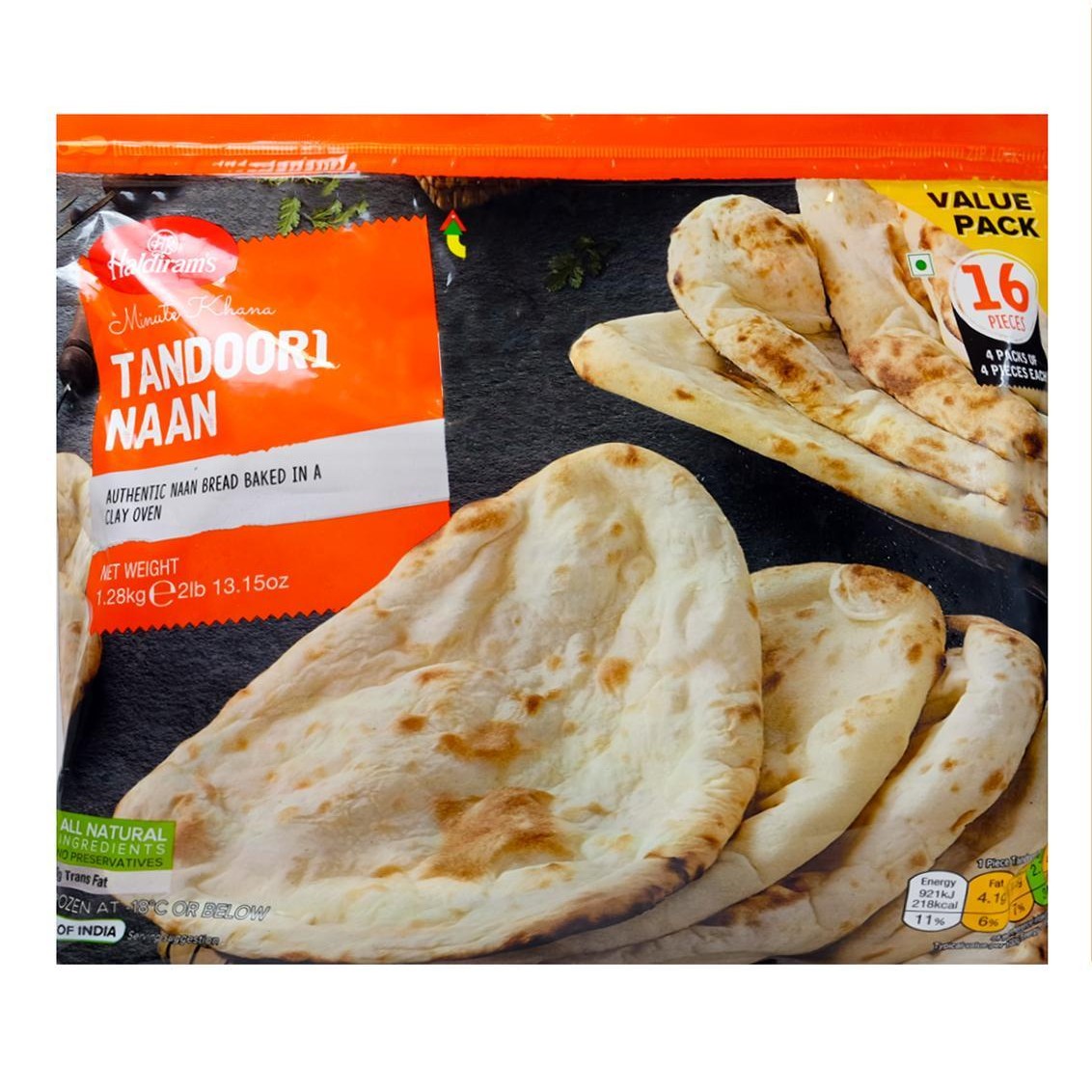 Haldiram Tandoori Naan 16pcs