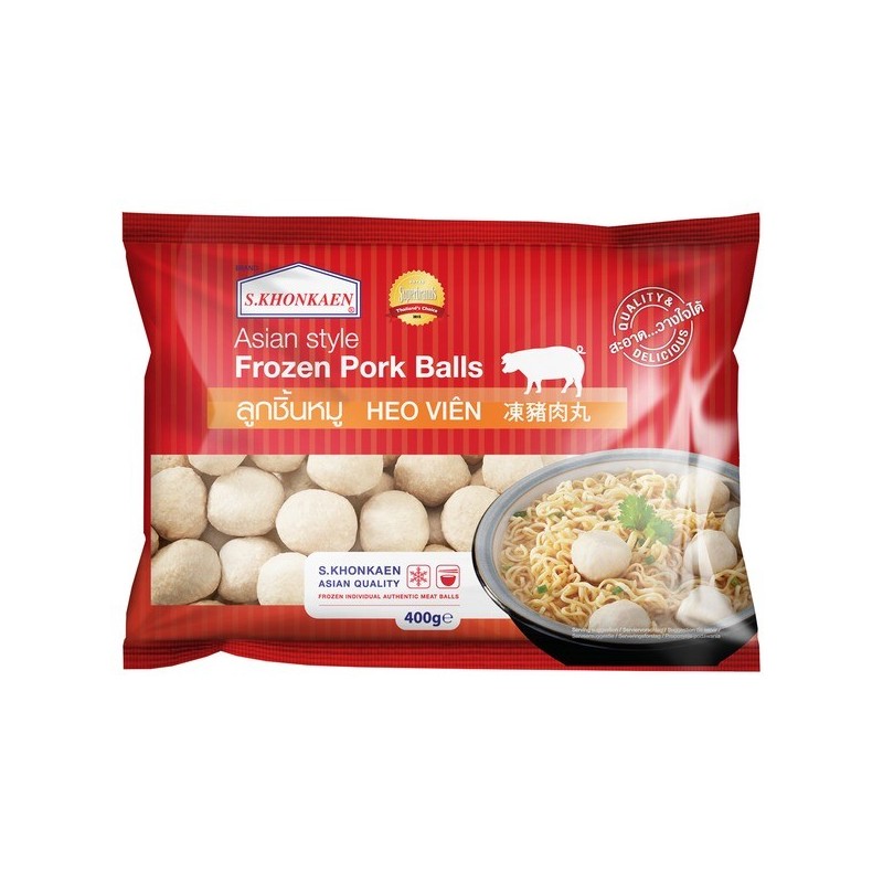 S.Khonkaen Frozen Beef Balls 400g
