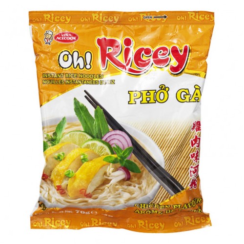 Oh Ricey Instant Rice Noodles Chicken 70g