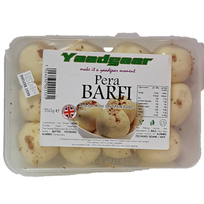 Yaadgaar Pera Barfi 350g