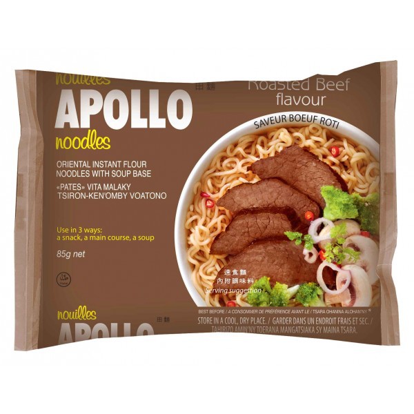 Apollo Noodles Roasted Beef Flavour 85g