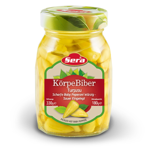 Sera Hot Baby Peppers 330g Korpe Biber
