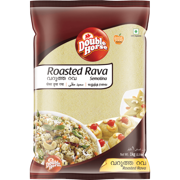 Double Horse Roasted Rava 1kg