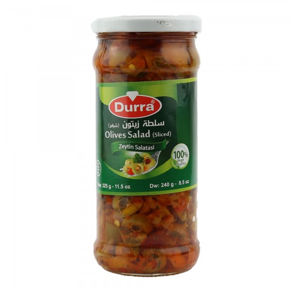 Durra Sliced Olives Salad 325g
