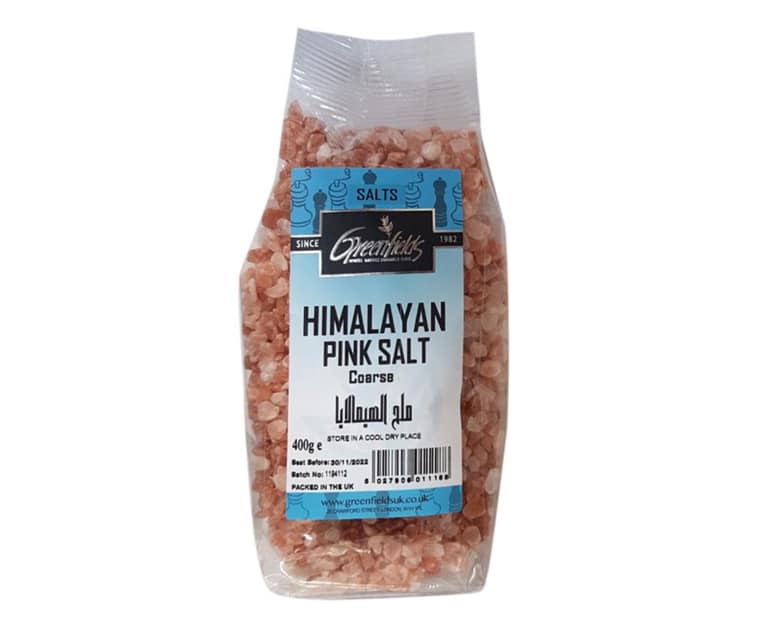 Greenfileds himalayan pink salt coarse 400g