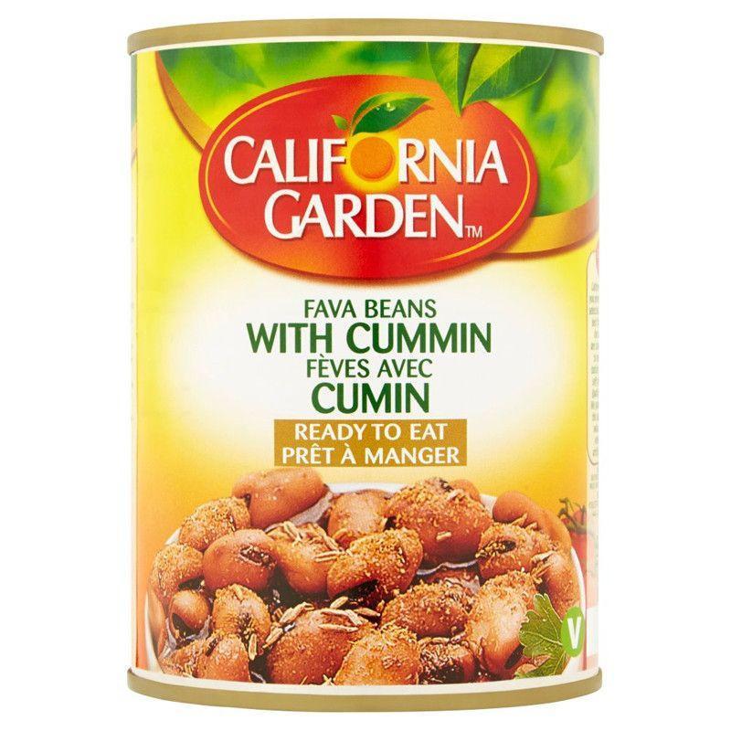 California Garden Fava Beans With Cumin 400g