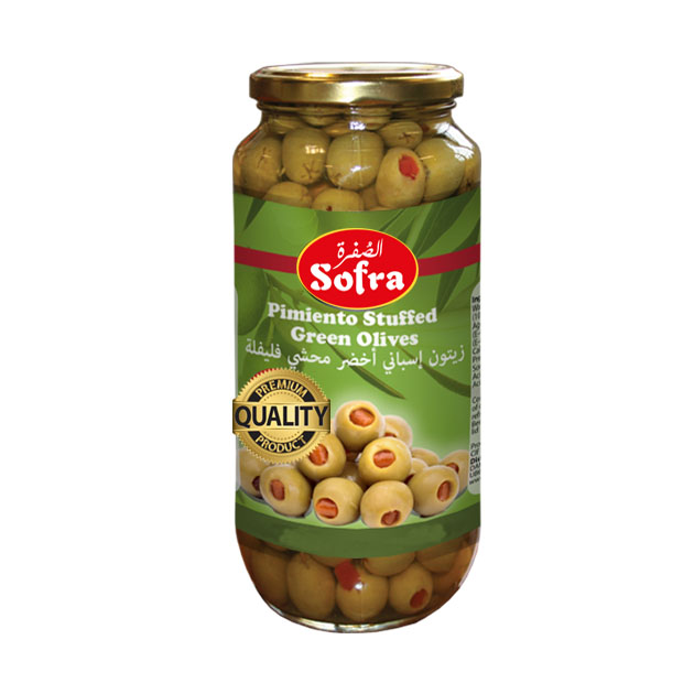 Sofra Pimiento Stuffed Green Olives 335g