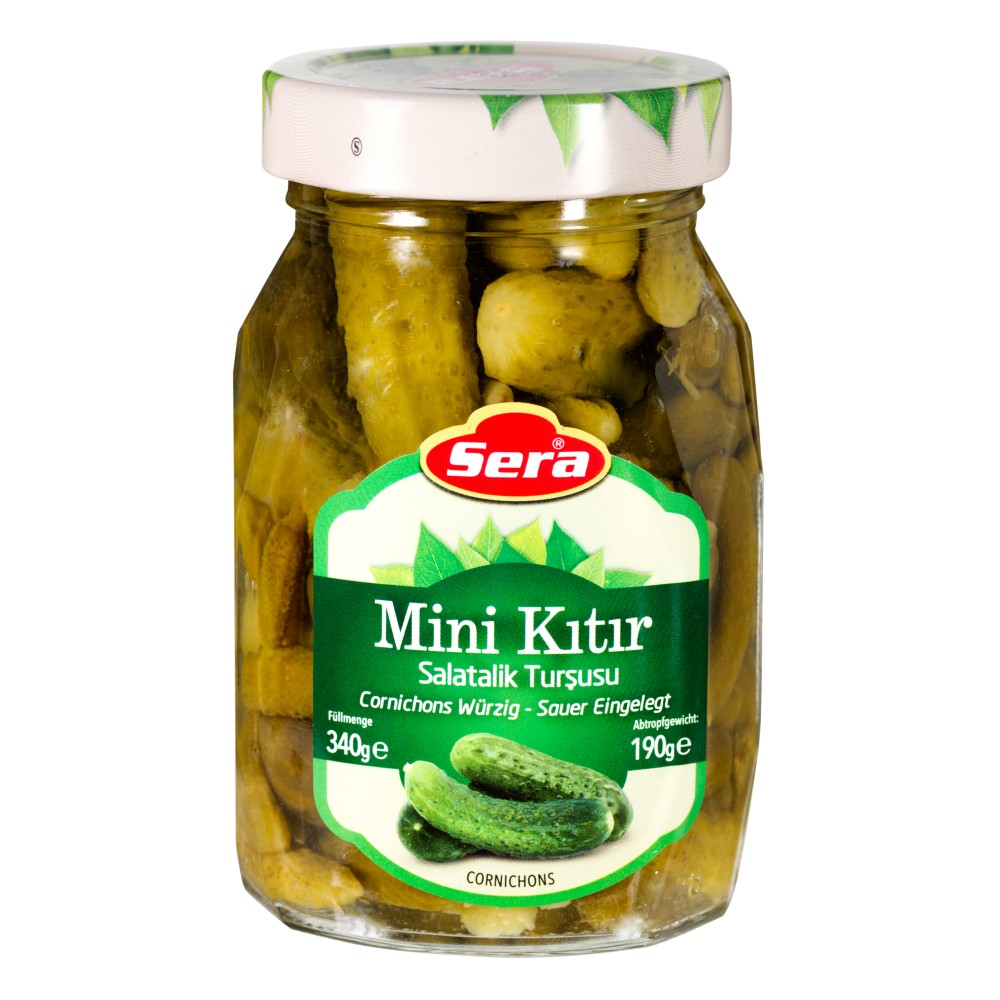 Sera Pickled Cucumber Mini Kitir 340g