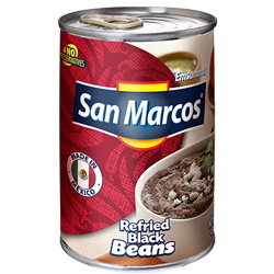 San Marcos Refried Black Beans 430g