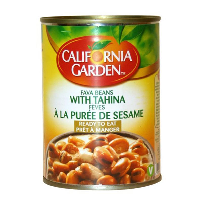 California Garden Fava Beans With Tahina 400g
