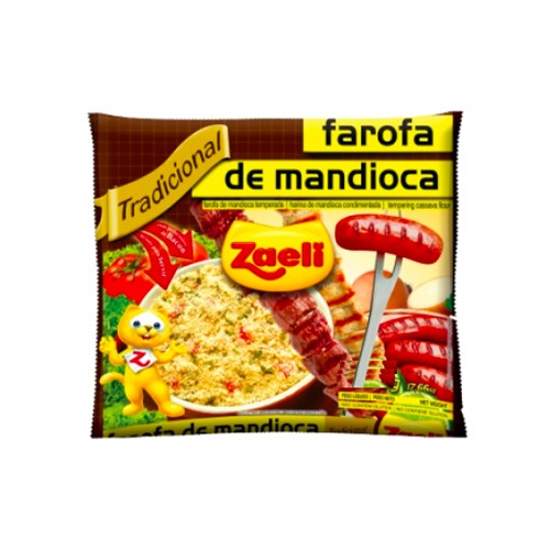 Zaeli Farofa de Mandioca Tradicional 500g