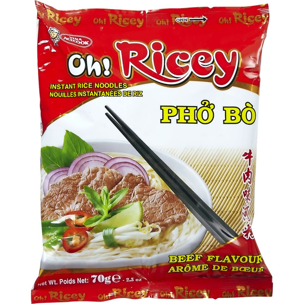Oh Ricey Instant Rice Noodles Beef 70g