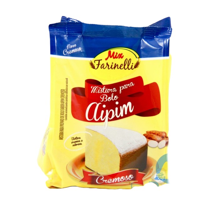 Farinelli Mistura para bolo Aipim / Cassava Cake Mix 400g