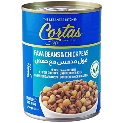 Cortas FAVA Beans and Chick Peas 260g