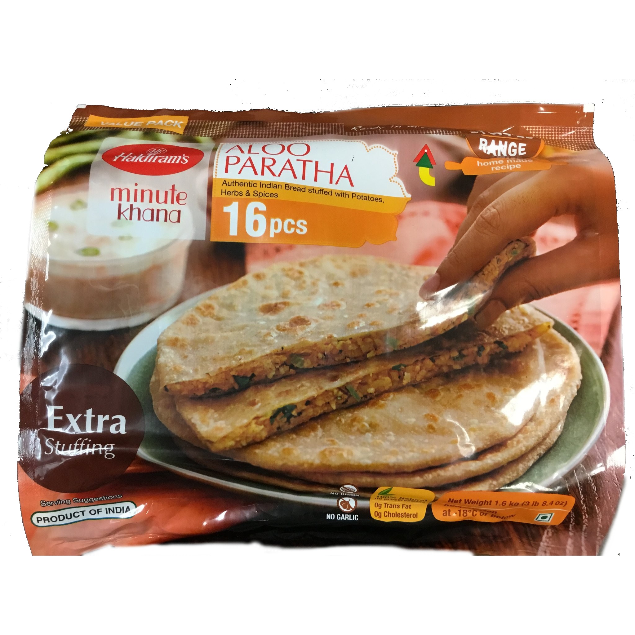 Haldiram Aloo Paratha 1600g