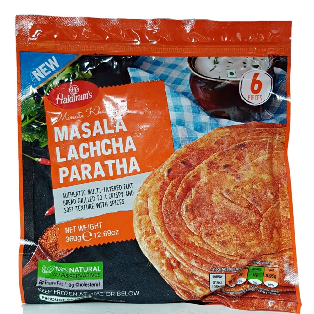 Haldiram Masala Lachcha Paratha 6 pieces