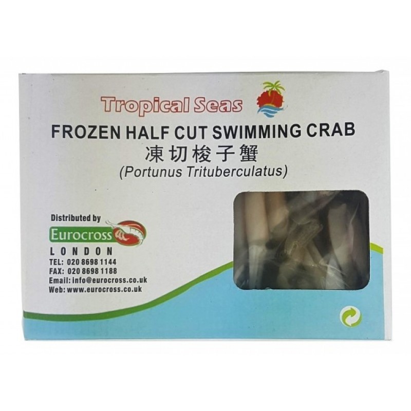 Frozen Half Cut Swimming Crab (Large) 1kg