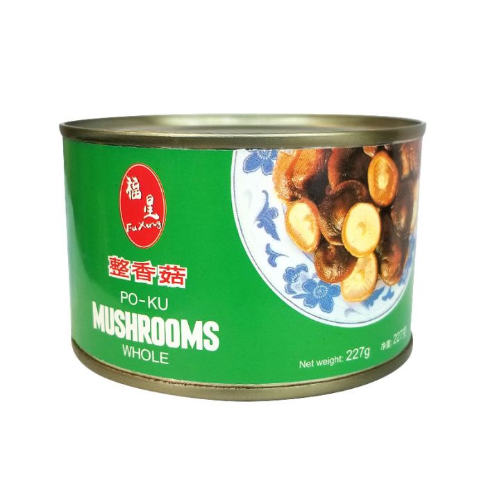 Fuxing Po-Ku Mushrooms Whole 227g