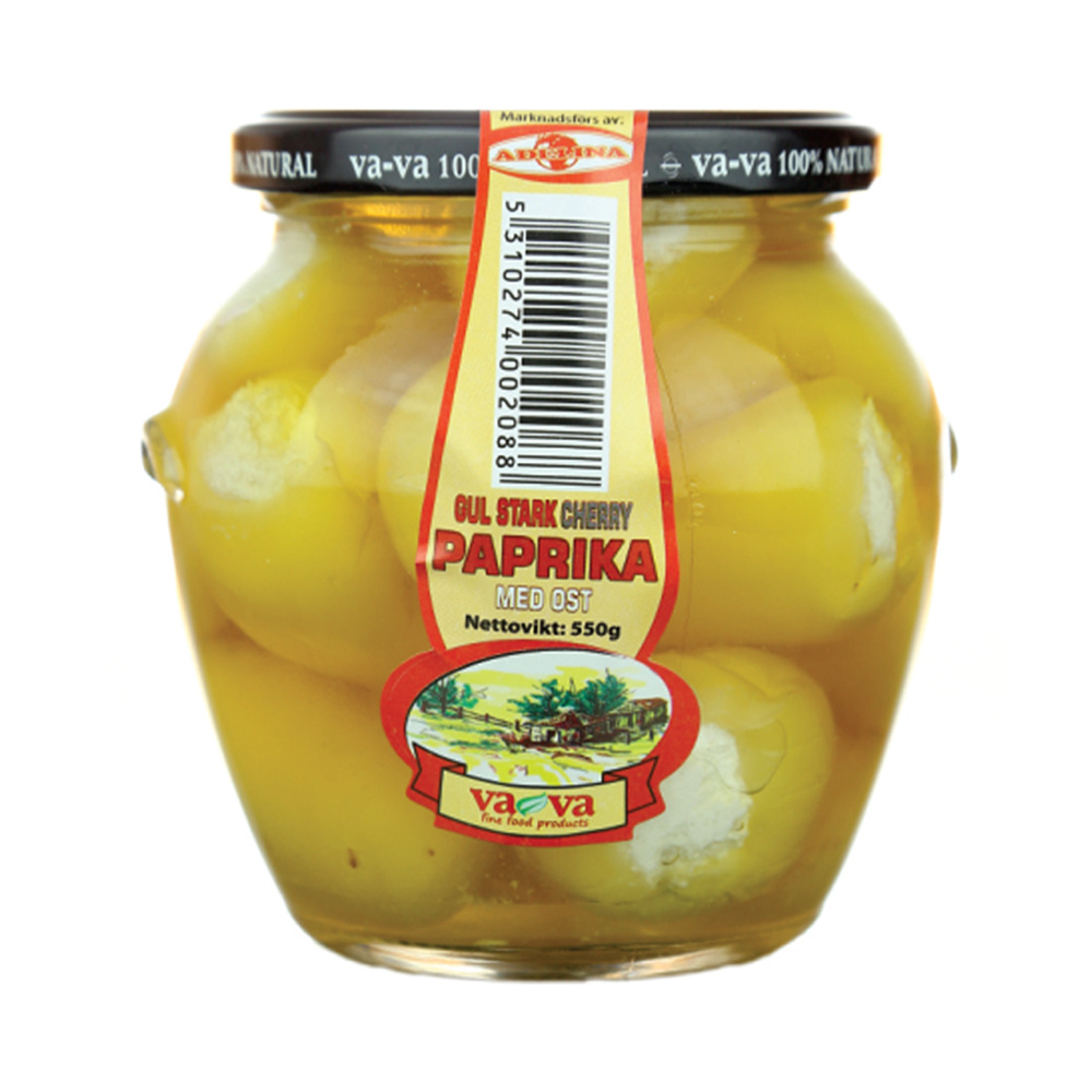 Adelina Mini Paprika With Cheese 550g
