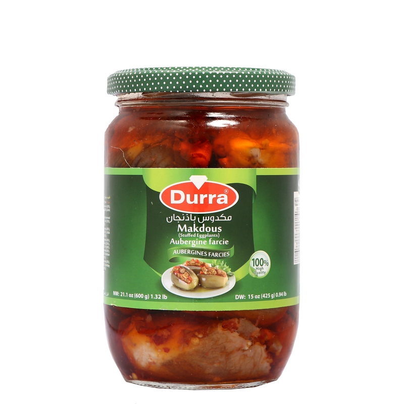 Durra Makdous Stuffed Eggplants 600g