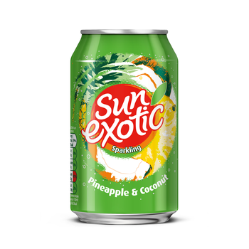 Sun Exotic Pineapple and Coconut 330ml
