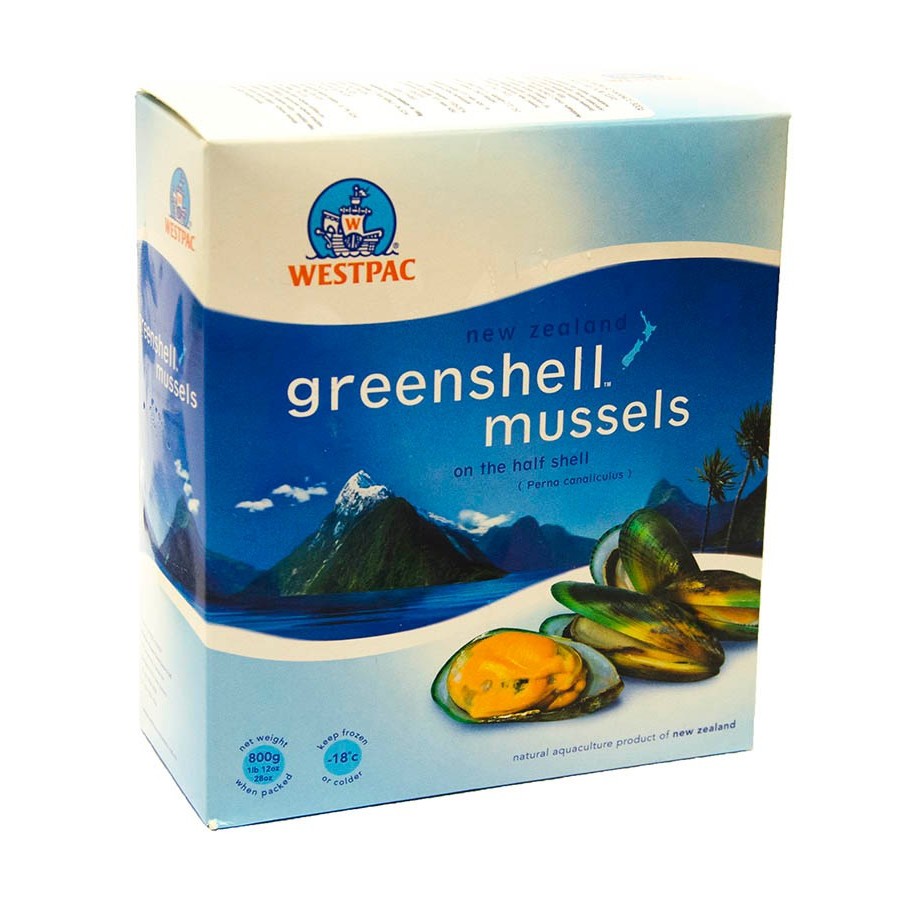 Westpac Greenshell Mussels 800g